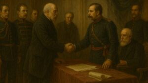 Exit from the German Confederation; Ausgleich → Austria-Hungary established
