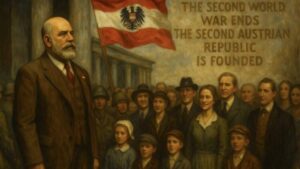 End of World War II; Second Austrian Republic founded