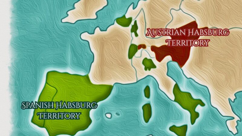 Habsburg territories in the first half of the 17th century